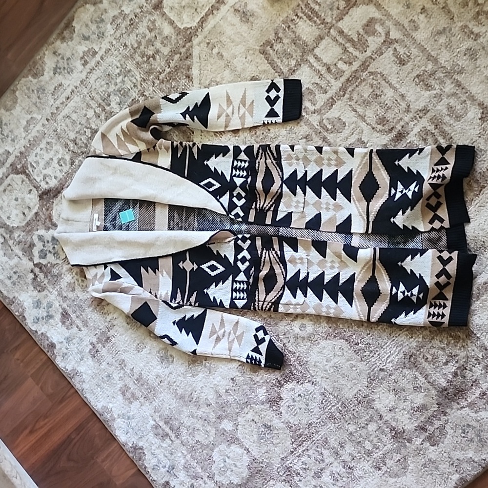 Maurices Aztec Long Sweater